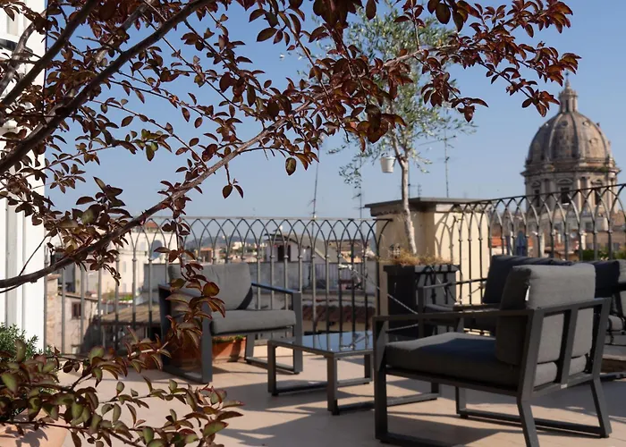 דירה Terrace On The Monuments Of רומא