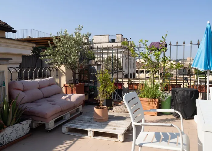Terrace On The Monuments Of דירה רומא